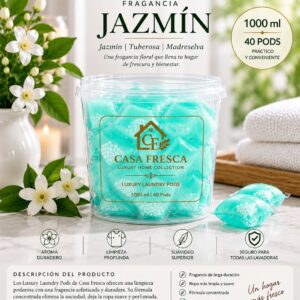 FRAGANCIA JAZMÍN - Luxury Laundry Pods (1000 ml | 40 Pods)